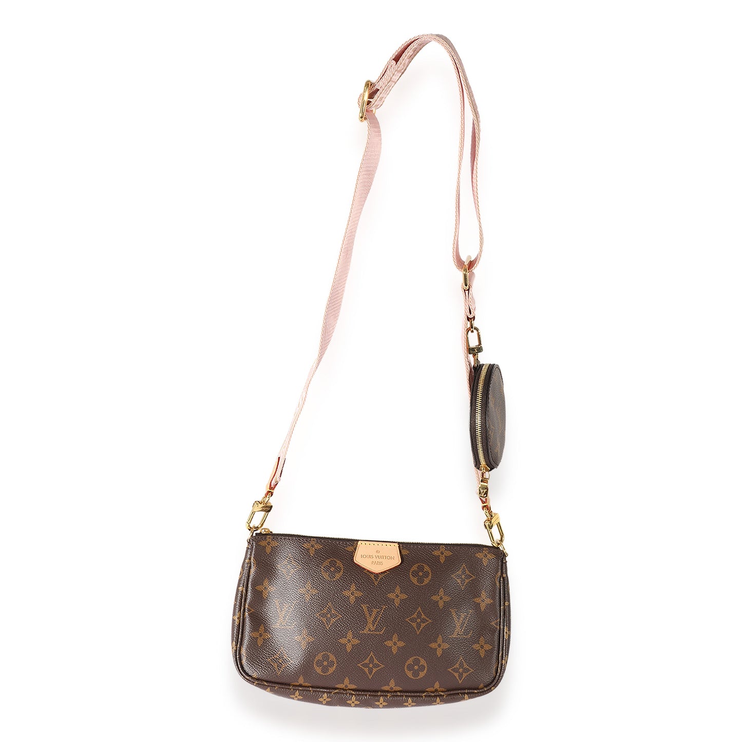 Louis Vuitton  Monogram Canvas & Rose Clair Multi-Pochette Accessoires