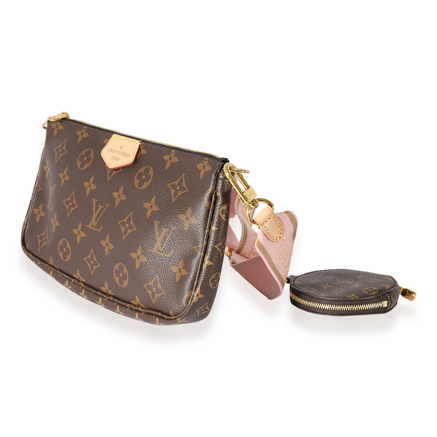Louis Vuitton  Monogram Canvas & Rose Clair Multi-Pochette Accessoires
