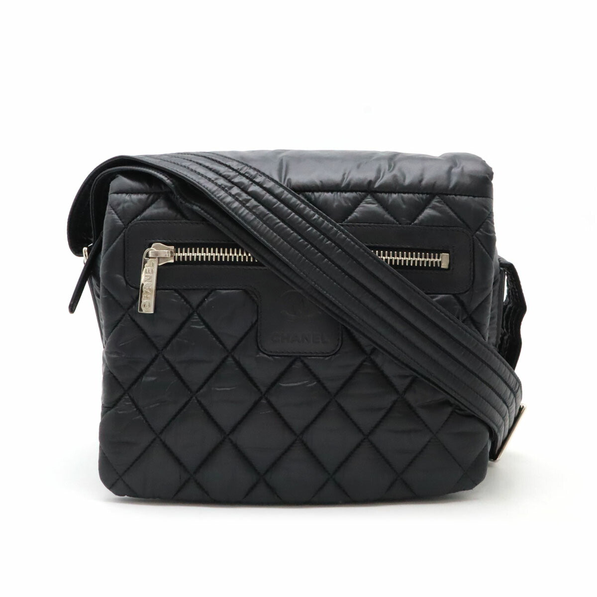 Chanel Nylon Coco Cocoon Matelasse Shoulder Bag Classic Flap