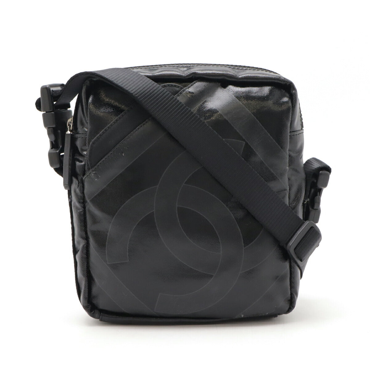 Chanel Coated Canvas Sports Line Shoulder Bag Classic Flap