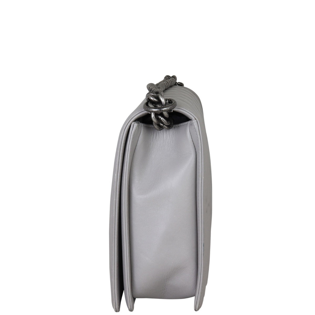 Chanel Boy Large | Grey
