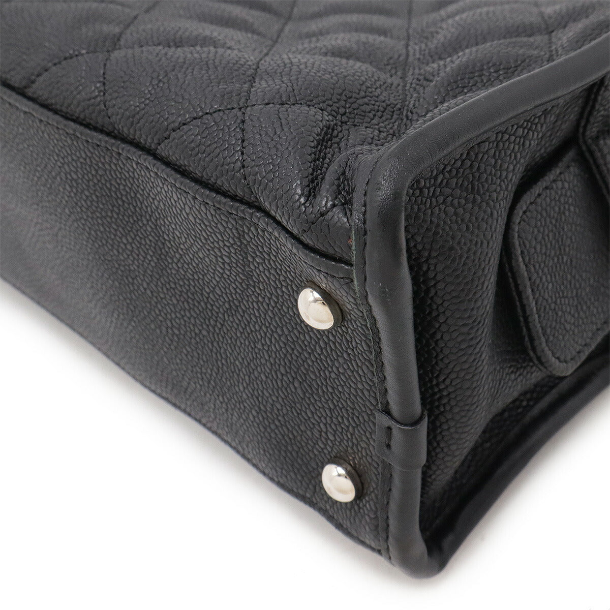 Chanel Caviar Matelasse Coco Mark Shoulder Bag Classic Flap