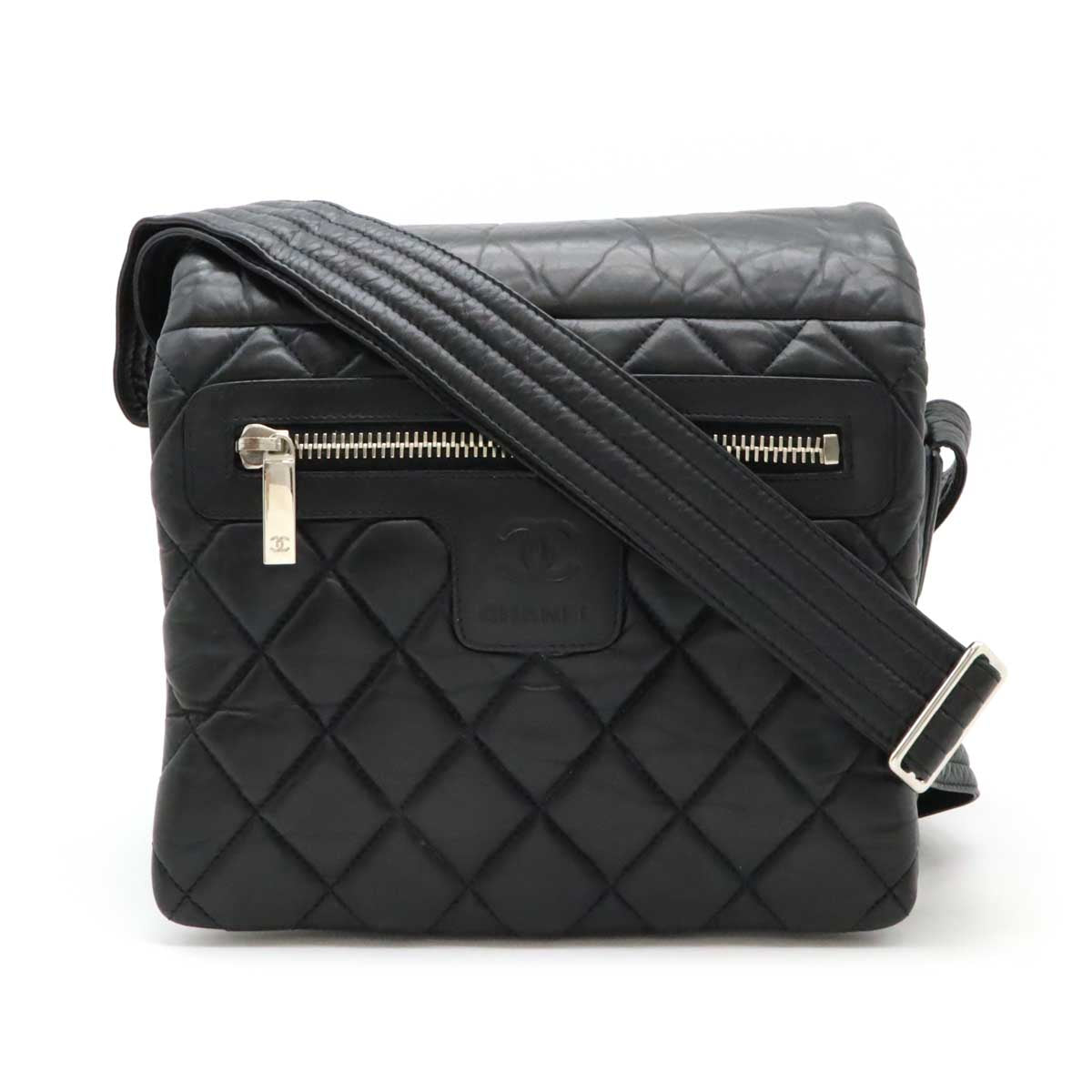 Chanel All Leather Coco Cocoon Matelasse Shoulder Bag Classic Flap