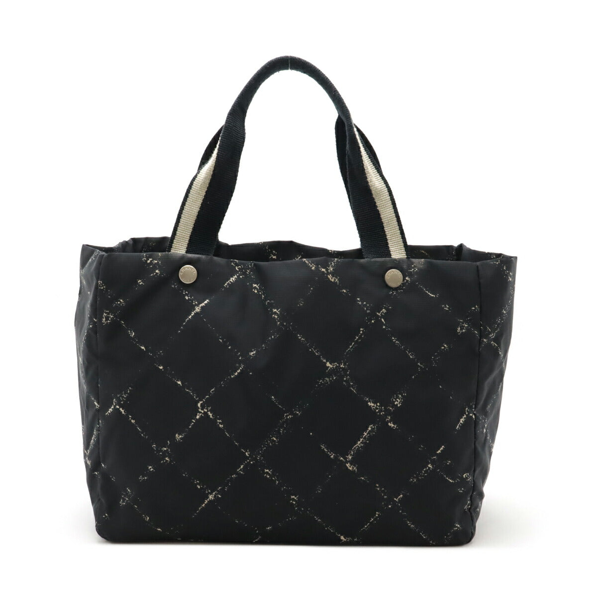 Chanel Nylon Travel Line 2way bag Black/Red Classic Flap