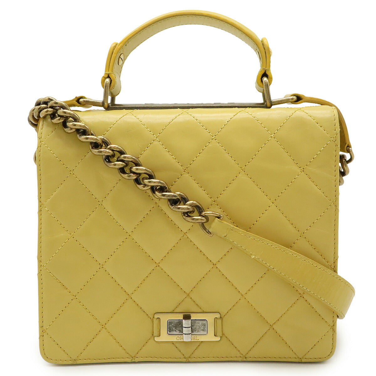 Chanel 2.55 Matelasse Leather 2way Shoulder Bag