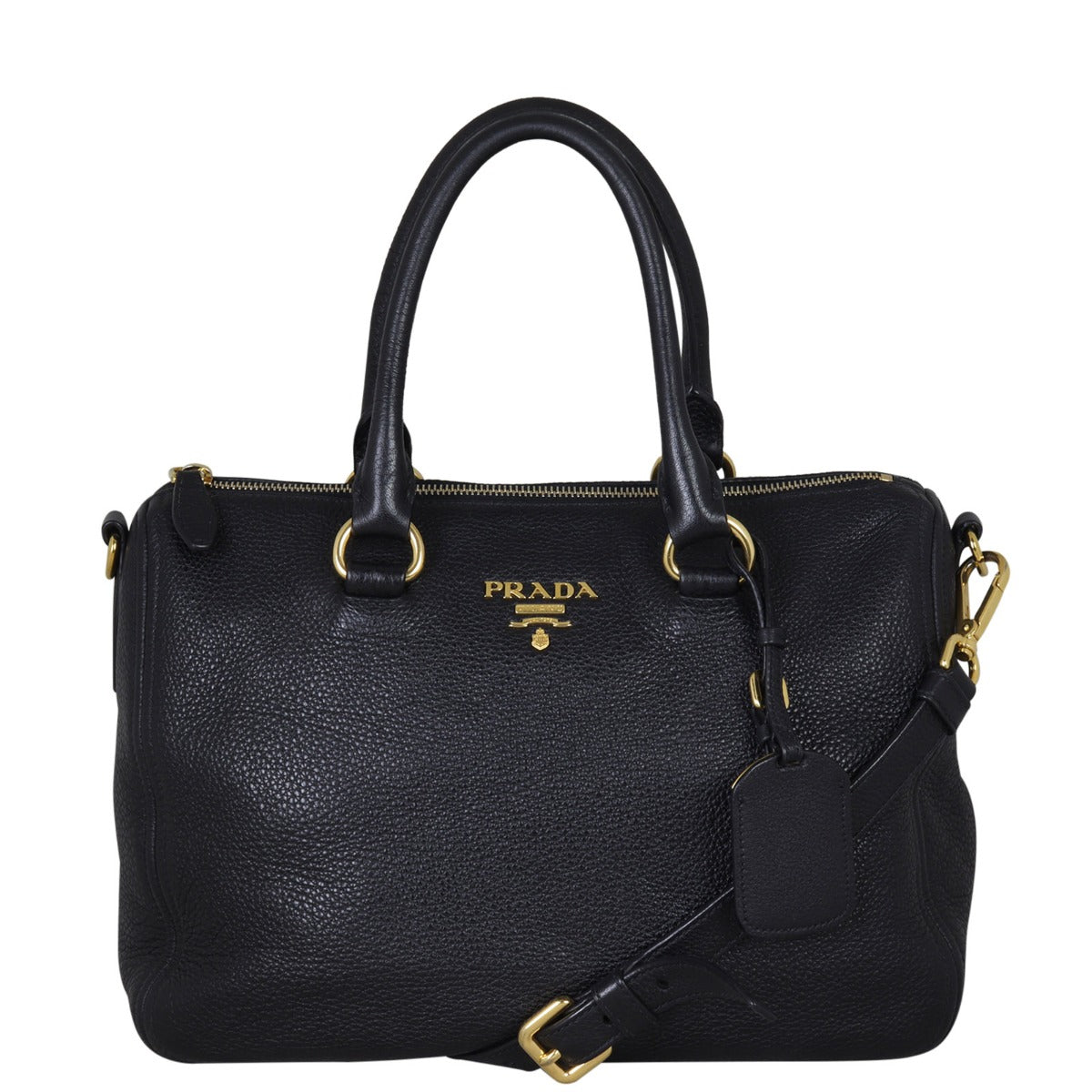 Prada Vitello Daino Satchel Bag