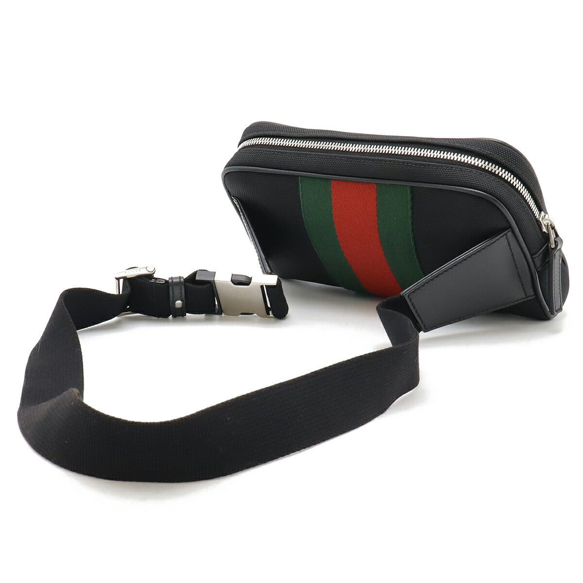 Gucci Sheline Line Nylon Canvas Waist Bag