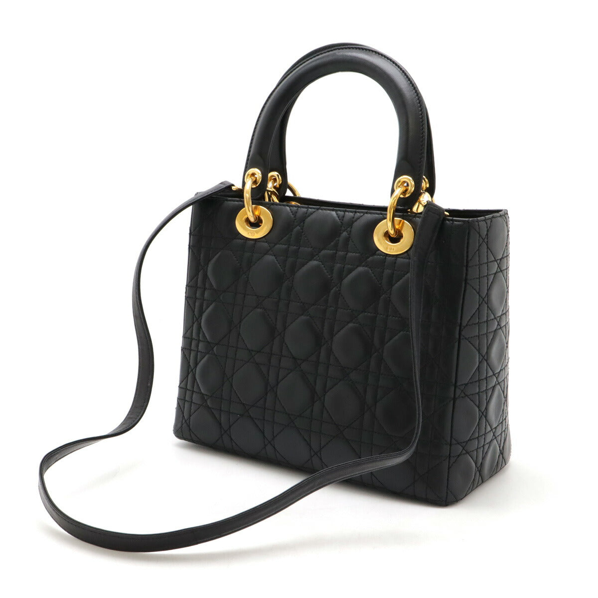 Christian Dior Lady Dior Lambskin 2way bag