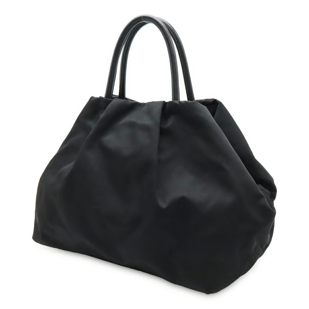 Prada BN1601 Nylon Leather Tote Bag