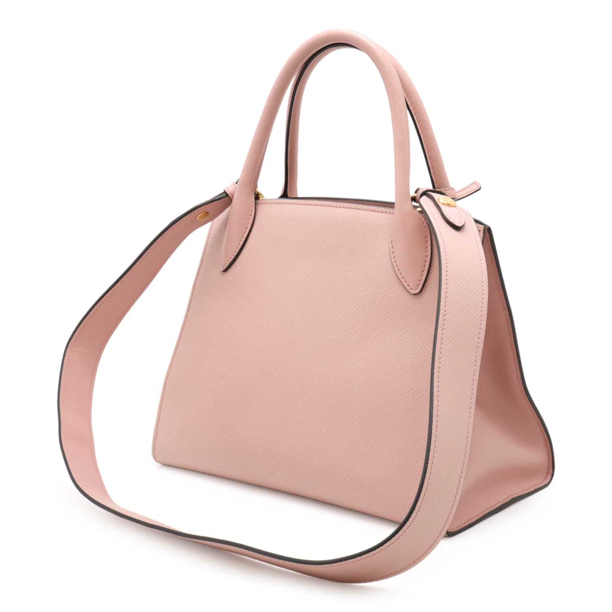 Prada Monochrome Saffiano 2way bag