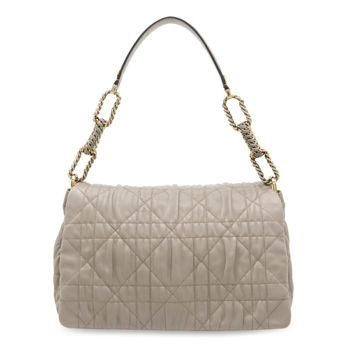 Christian Dior Cannage Leather Shoulder Bag