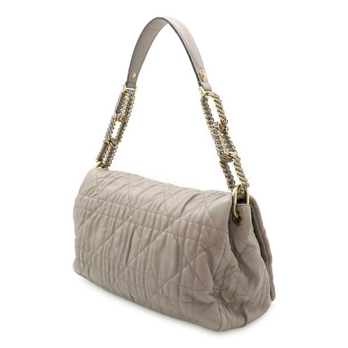 Christian Dior Cannage Leather Shoulder Bag