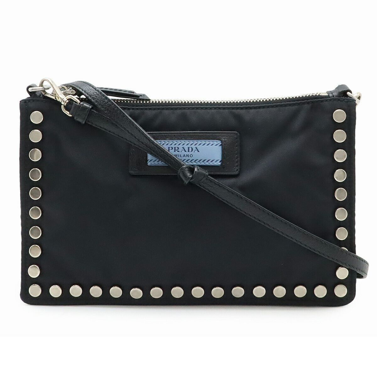 Prada 1NE006 Nylon Leather 2way Shoulder Bag