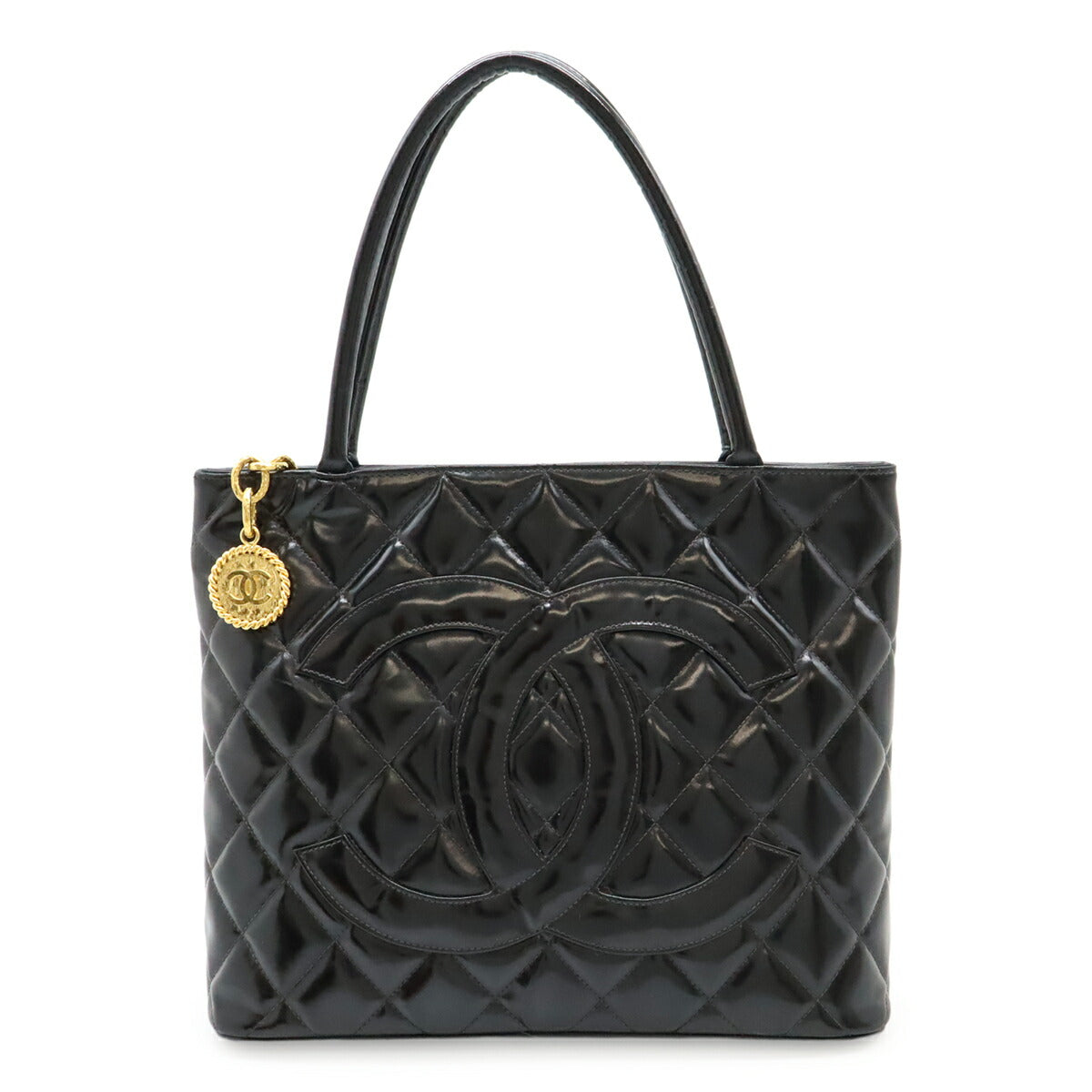 Chanel Matelasse Coco Mark Patent Leather 2way bag
