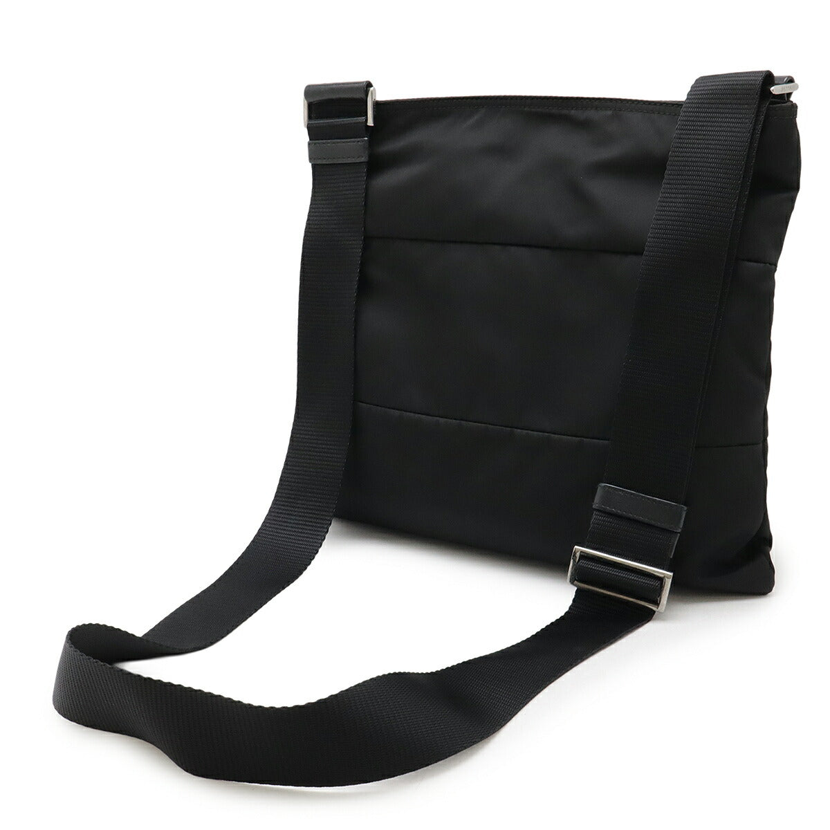 Prada BT0741 Nylon Leather Shoulder Bag