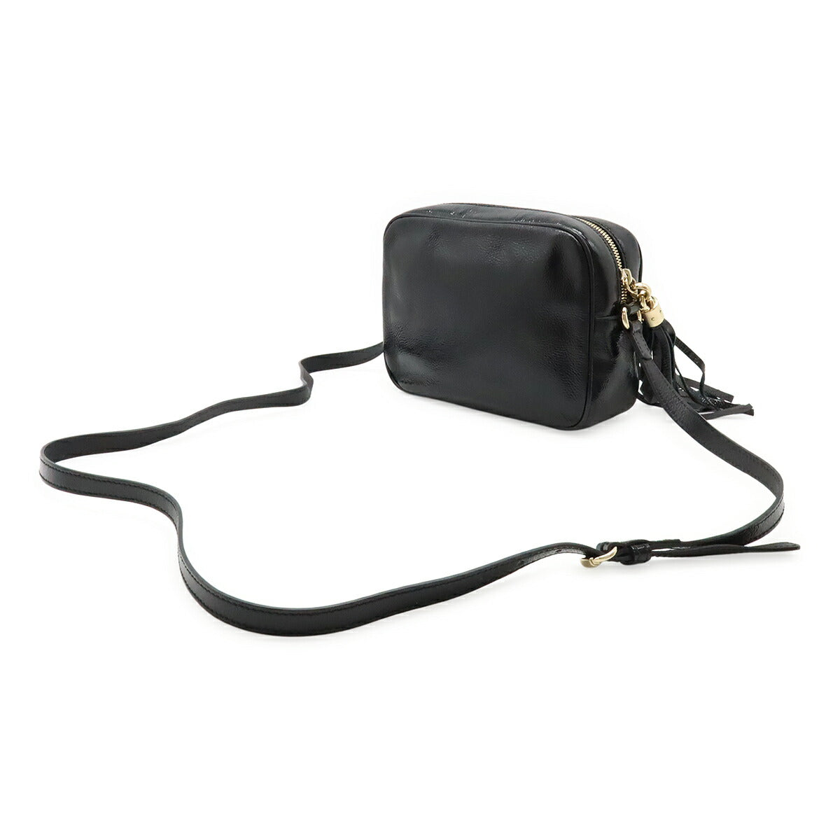 Gucci Soho Small Disco Enamel Leather Shoulder Bag