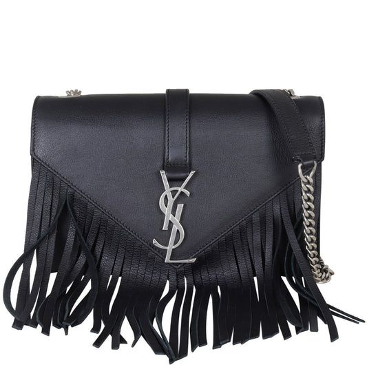 Saint Laurent Monogram Fringe Chain Bag