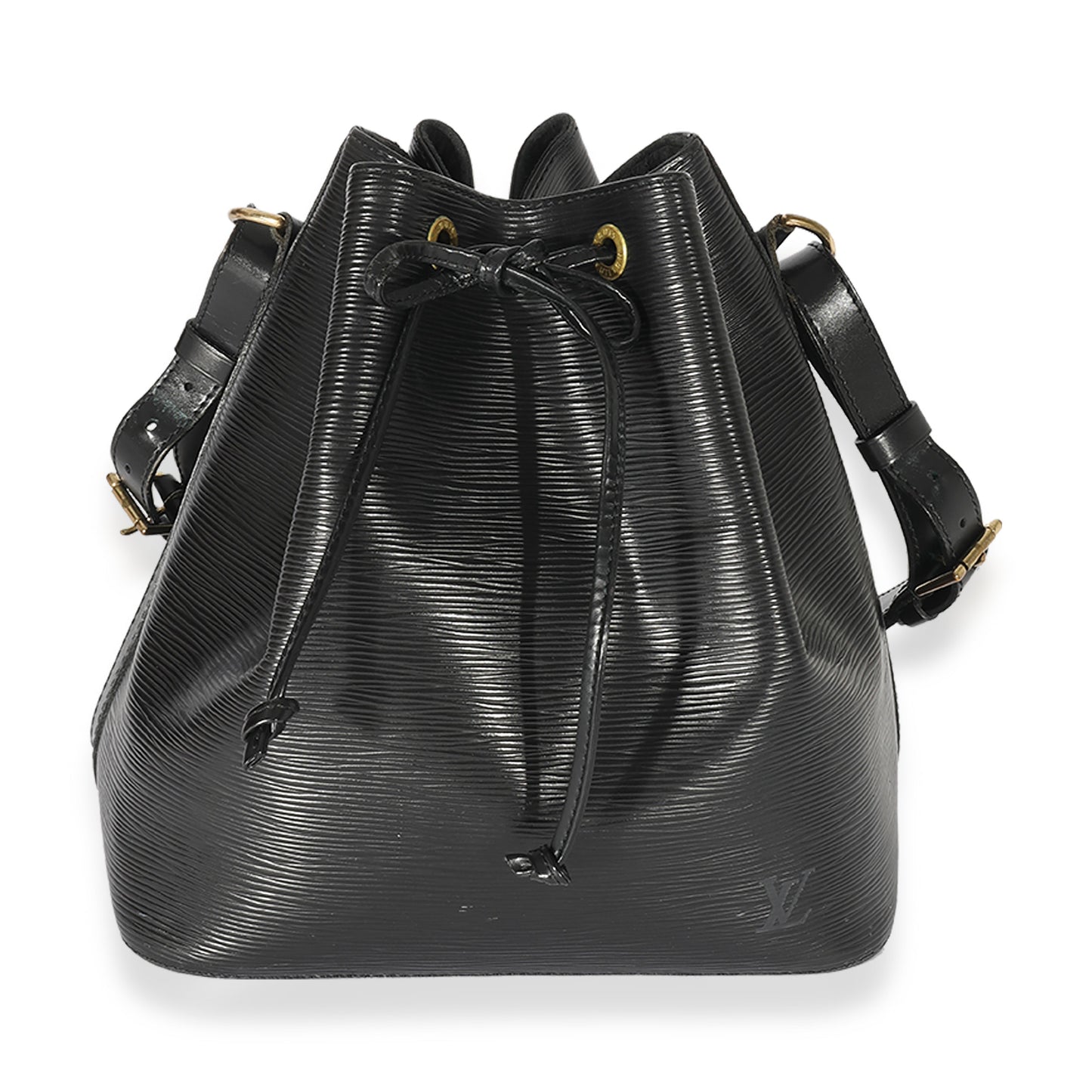 Louis Vuitton  Vintage Black Leather Epi Noe