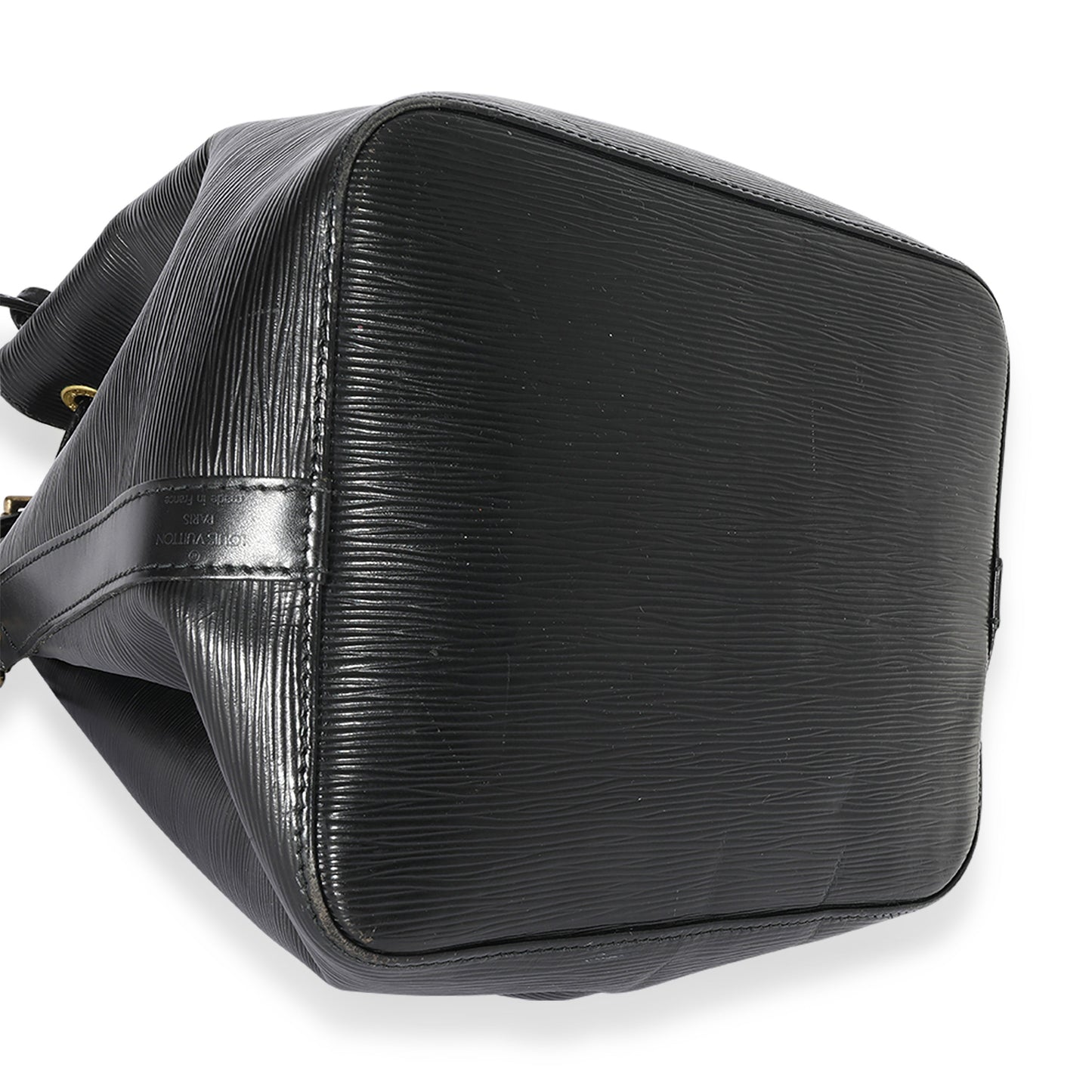 Louis Vuitton  Vintage Black Leather Epi Noe