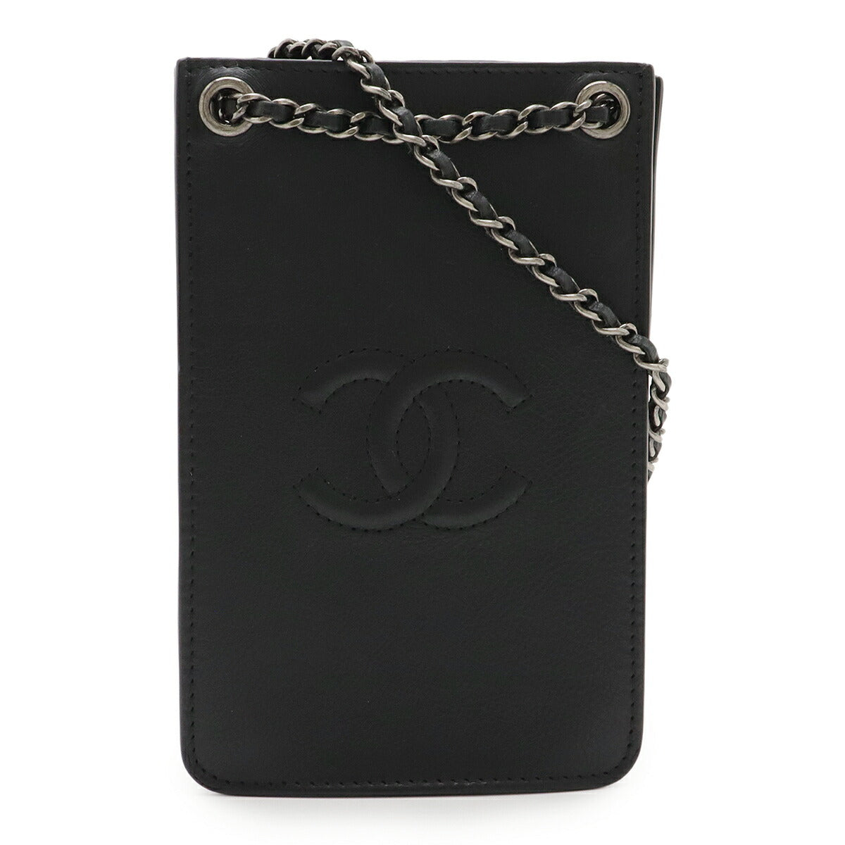 Chanel Coco Mark Leather Chain Shoulder Bag