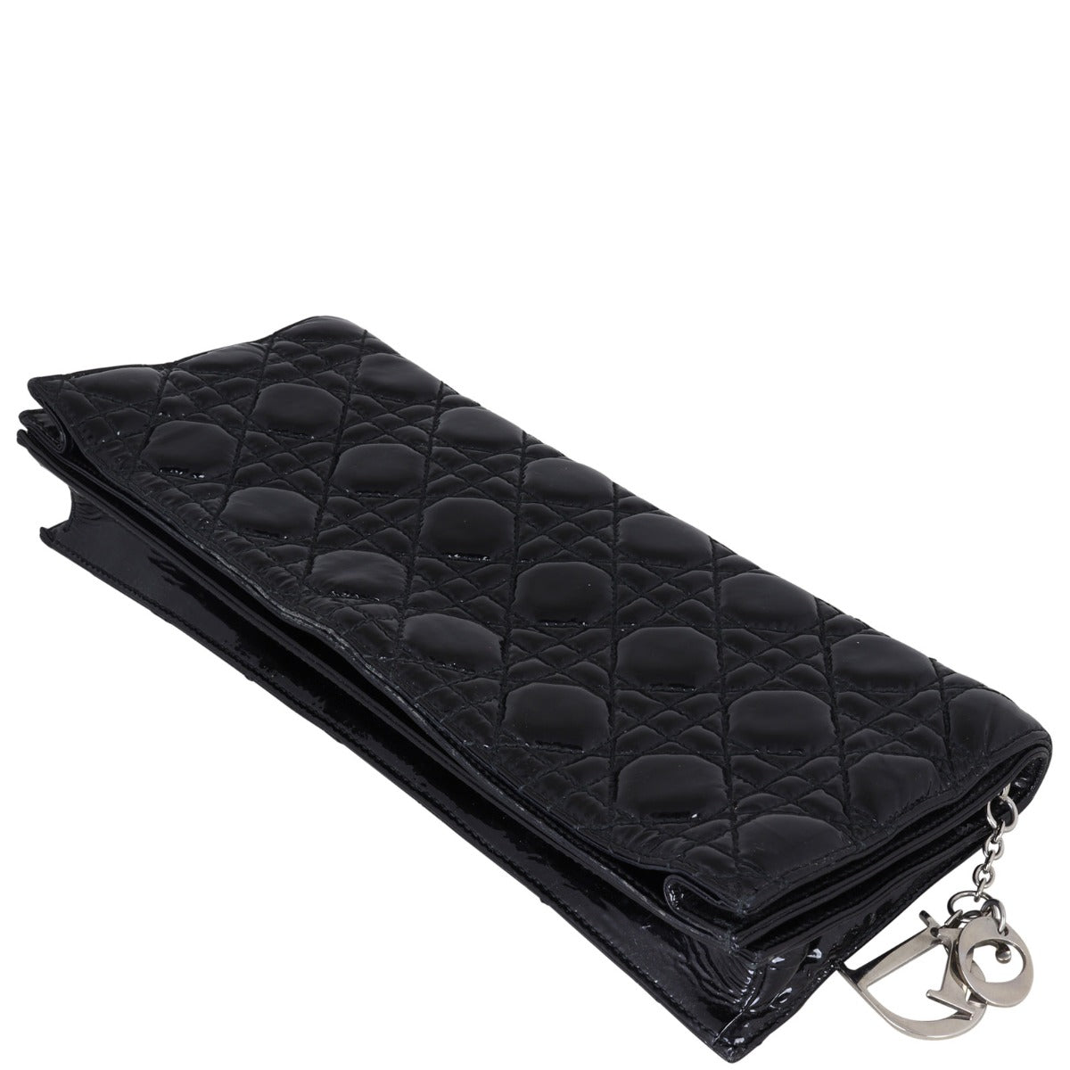 Dior Lady Dior Patent Cannage Clutch