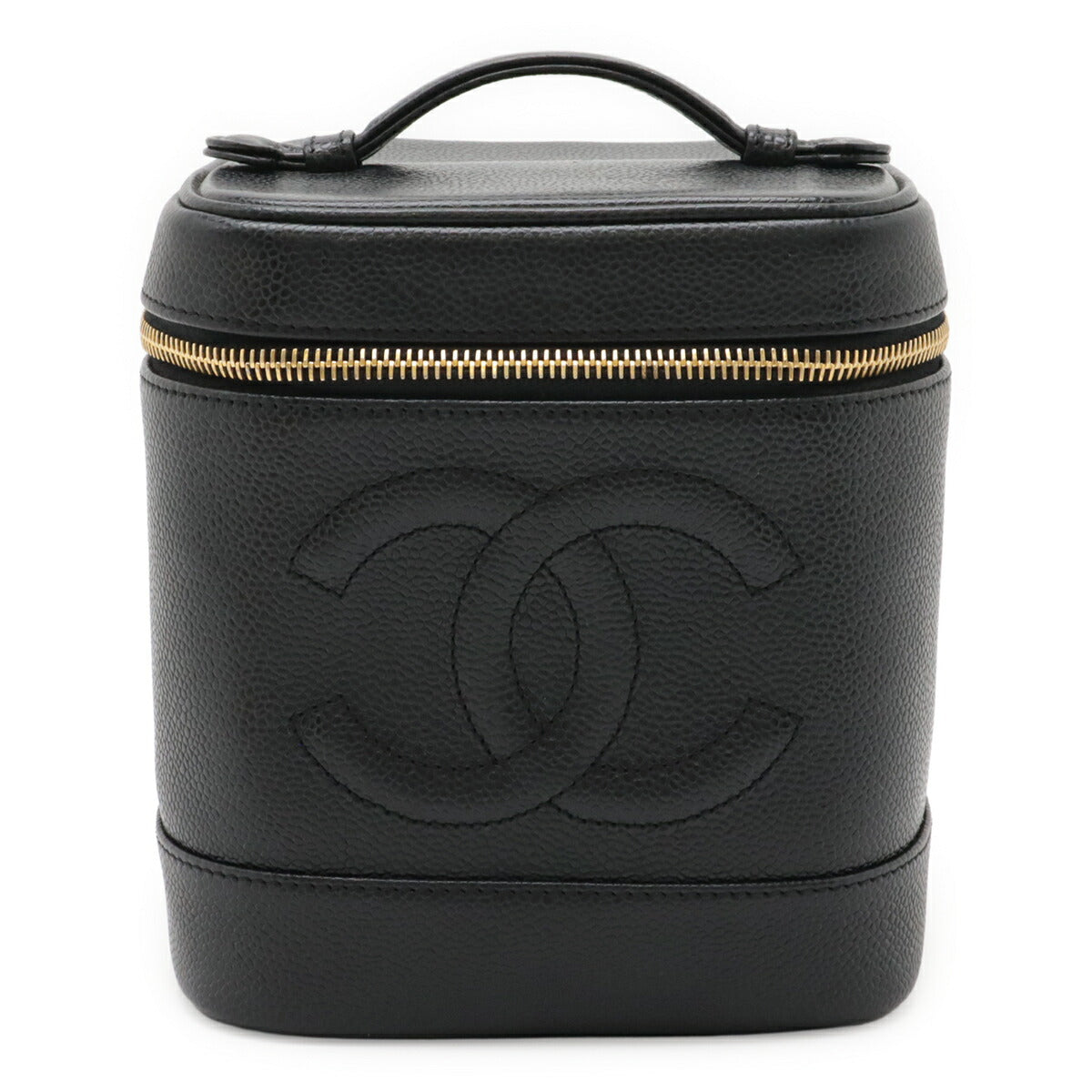 Chanel Coco Mark Caviar Skin Vanity Bag