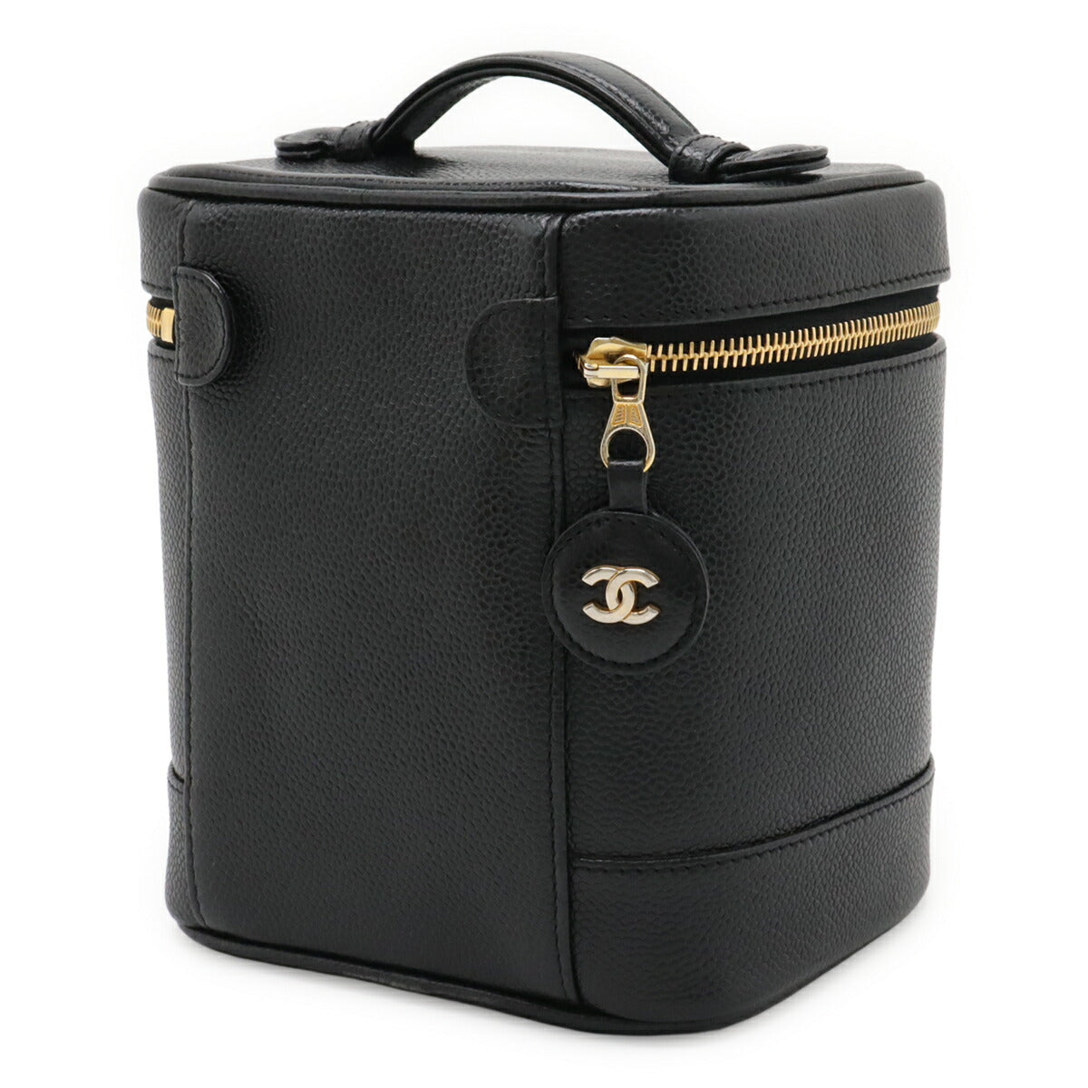 Chanel Coco Mark Caviar Skin Vanity Bag