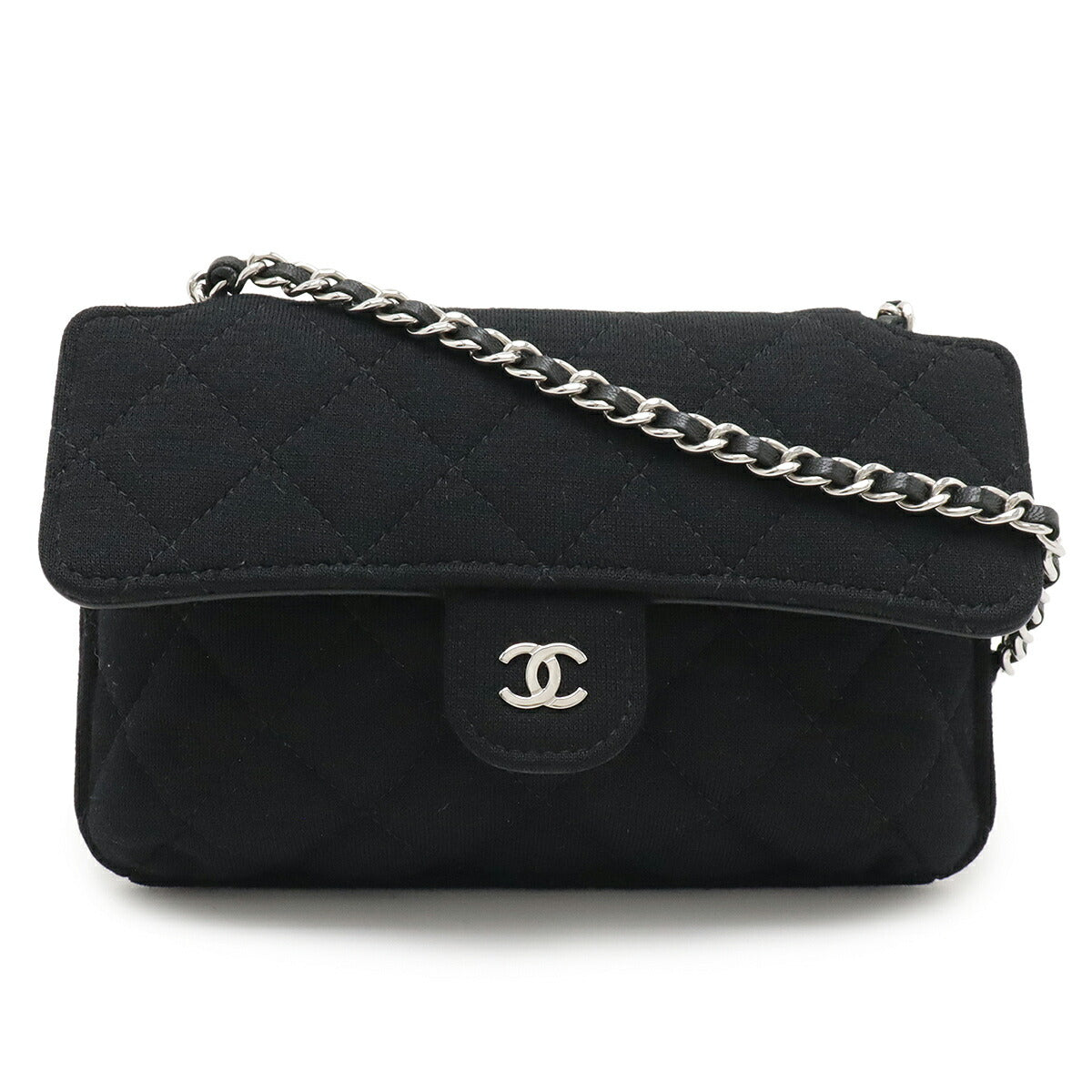 Chanel MatelassÃ© 2way Bag Cotton Jersey Nylon Leather Tote Bag