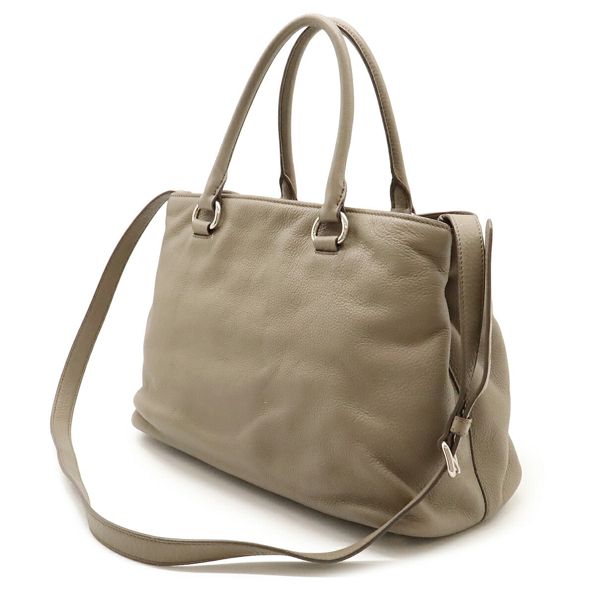 Prada 1BA579 Leather 2way Bag
