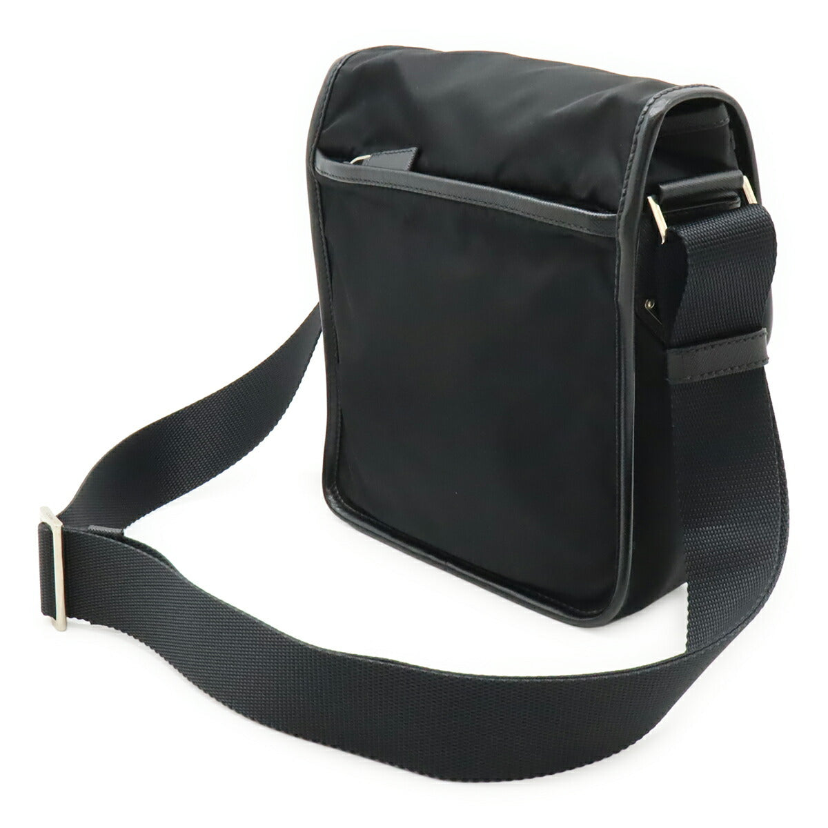 Prada Nylon Leather Shoulder Bag