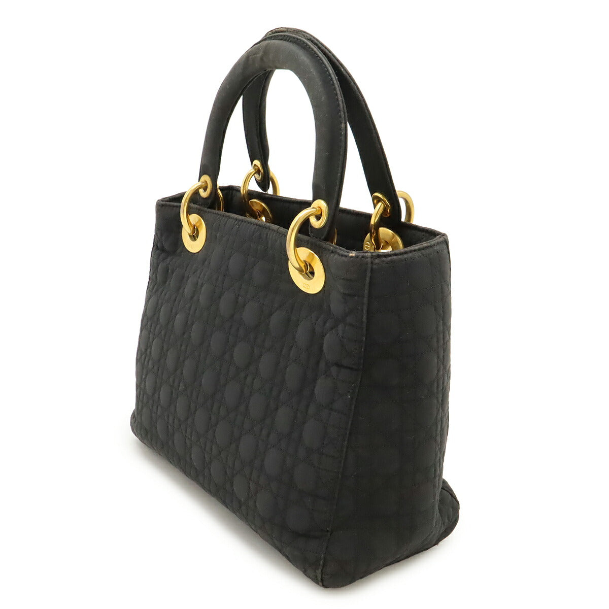 Christian Dior Lady Dior Cannage Nylon Handbag