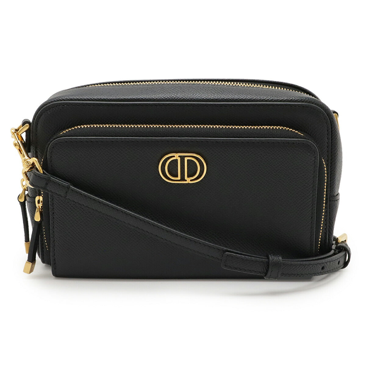 Christian Dior Caro Leather Shoulder Bag