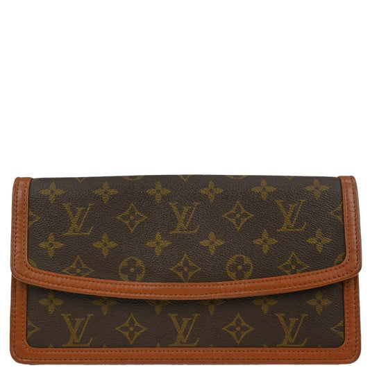 Louis Vuitton 1990 Monogram Pochette Dame PM Clutch Bag M51812