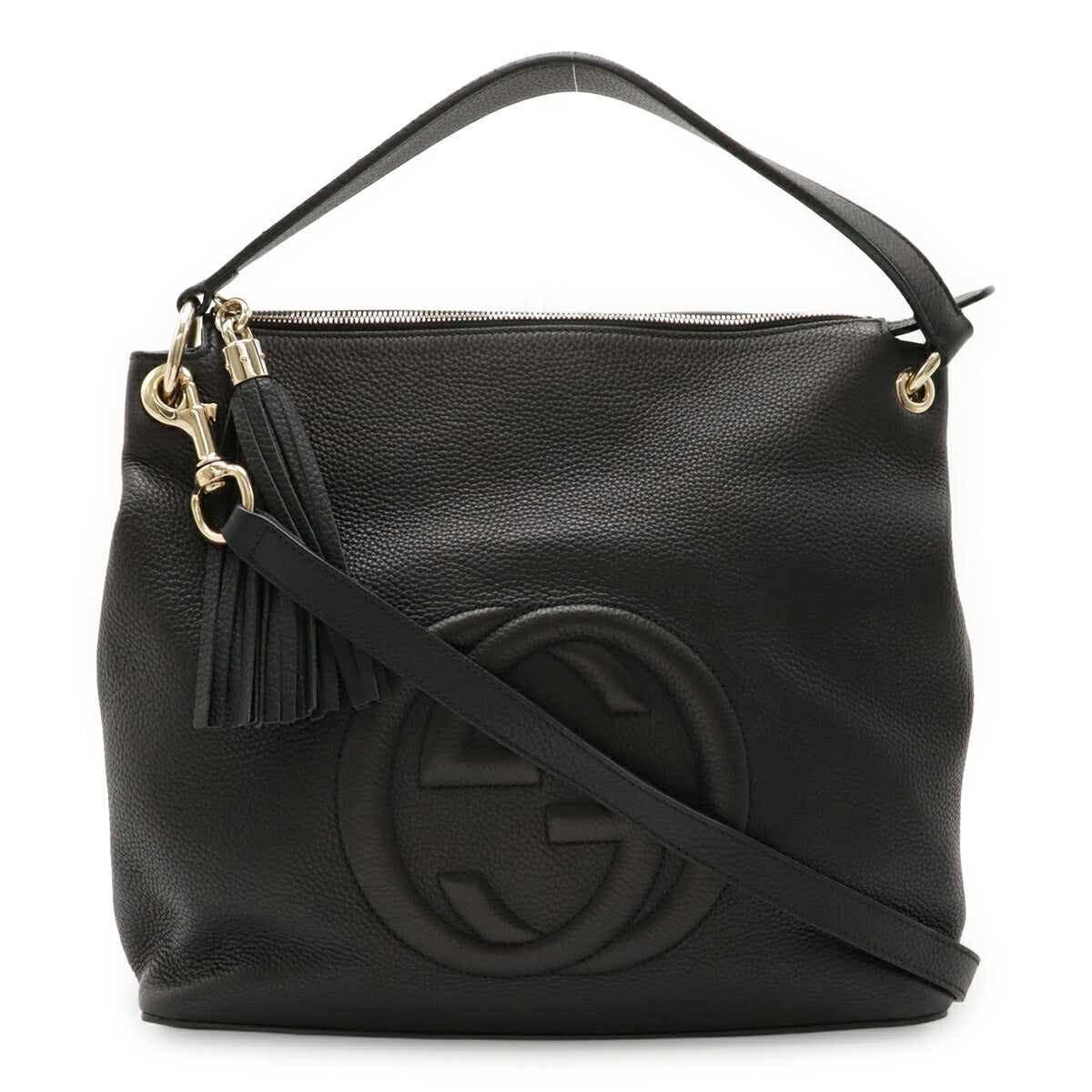 Gucci Soho Interlocking G Leather 2way Shoulder Bag