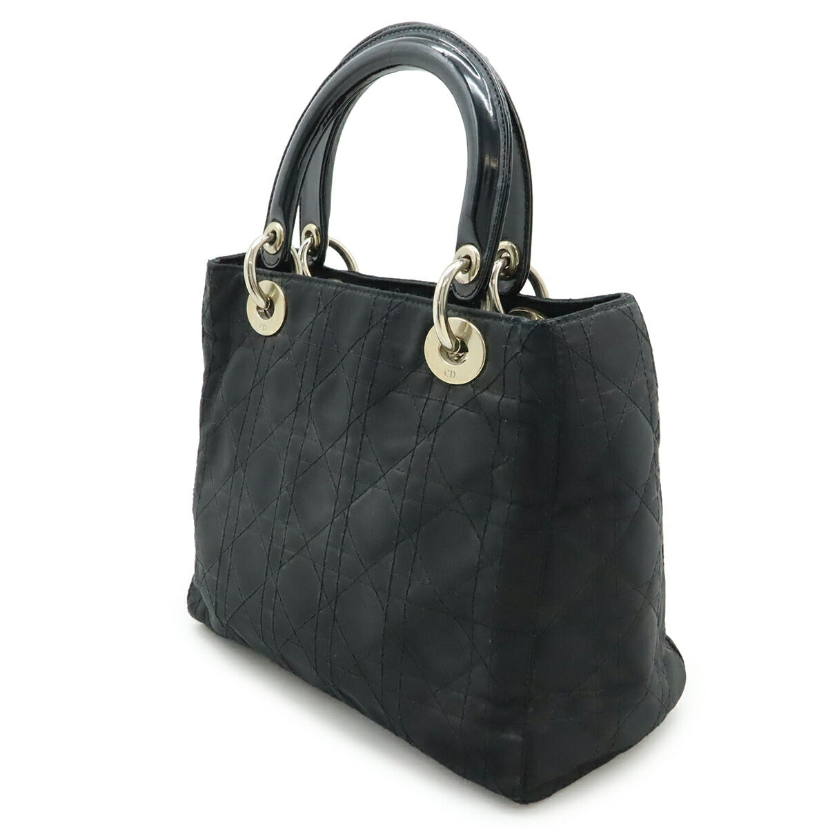 Christian Dior Lady Dior Cannage Nylon Handbag