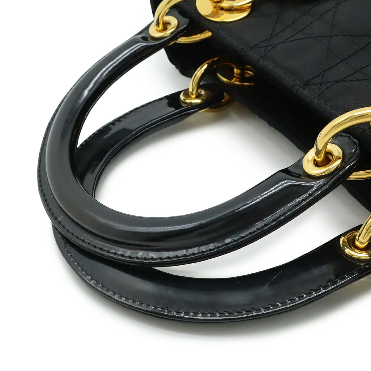Christian Dior Lady Dior Nylon Handbag