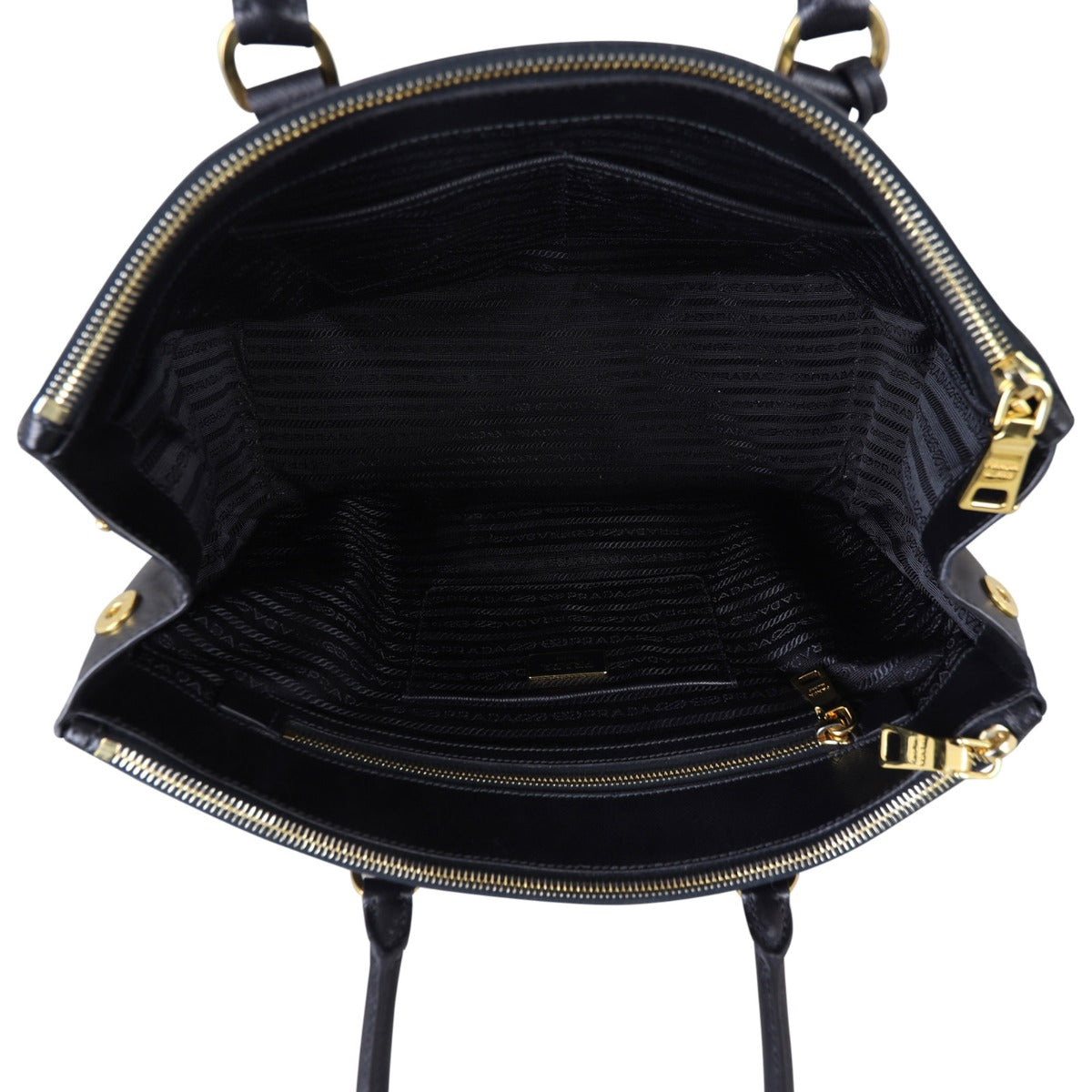 Prada Saffiano Lux Galleria Double Zip Tote Large