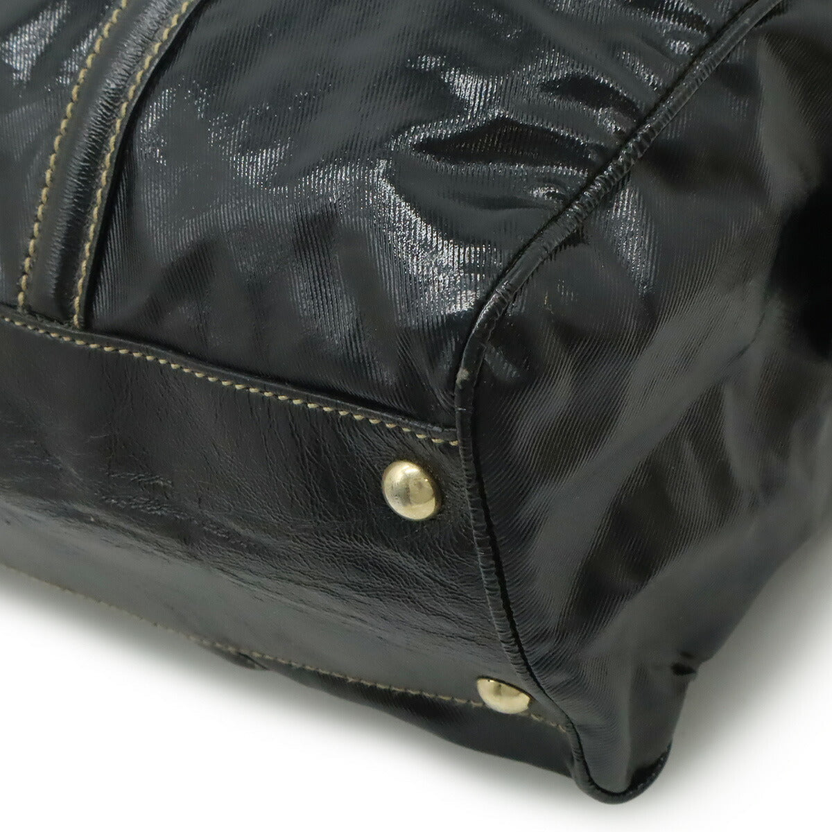 Gucci Interlocking G Coated Canvas Boston Bag