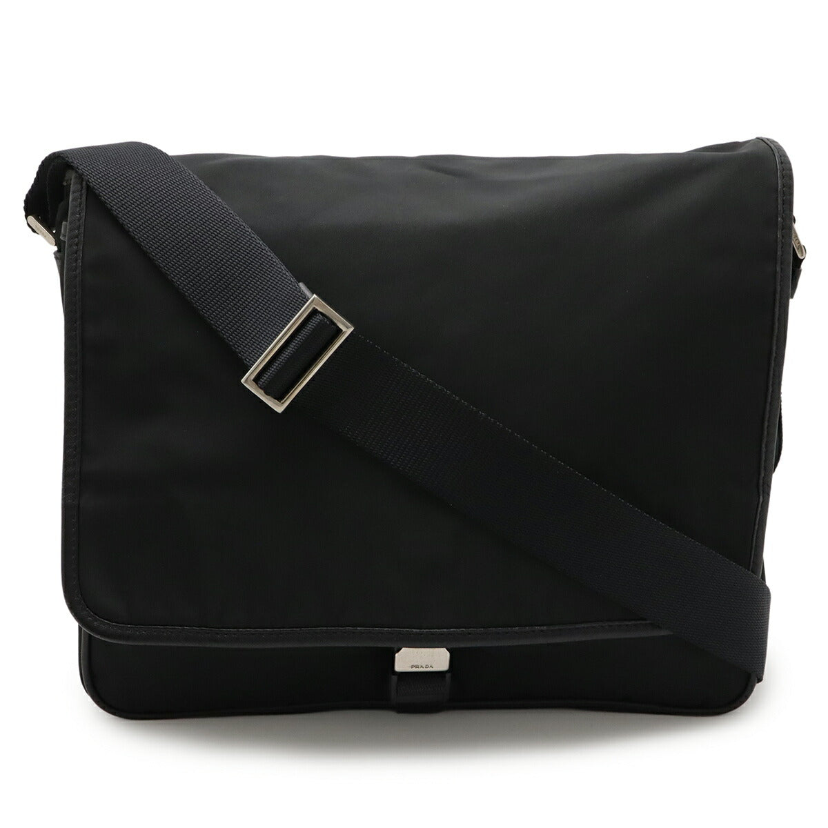 Prada Nylon Leather Shoulder Bag