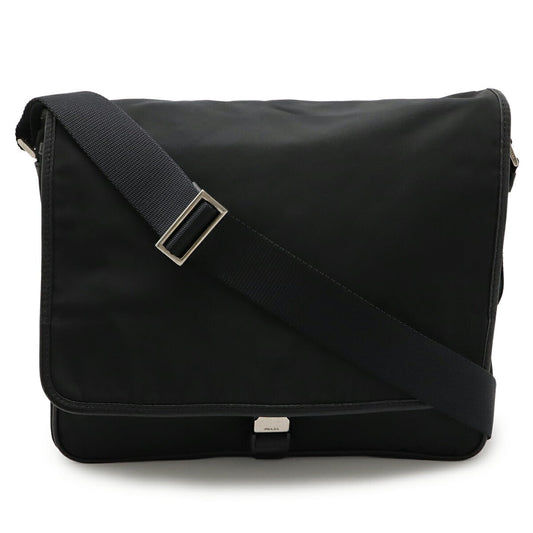 Prada Nylon Leather Shoulder Bag