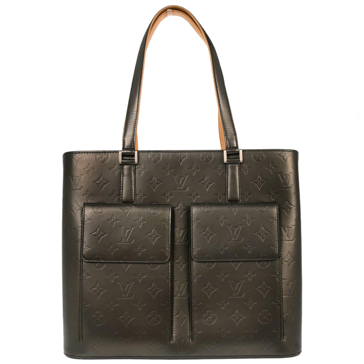 Louis Vuitton 2002 Black Monogram Mat Wilwood Tote Bag M55102