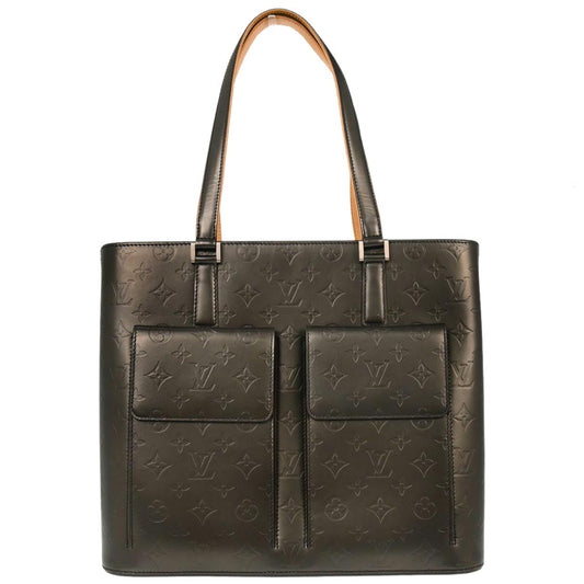 Louis Vuitton 2002 Black Monogram Mat Wilwood Tote Bag M55102