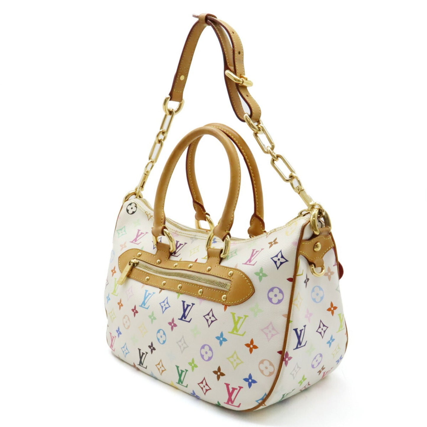 Louis Vuitton Blanc Monogram   Monogram colore Handbag Shoulder Bag