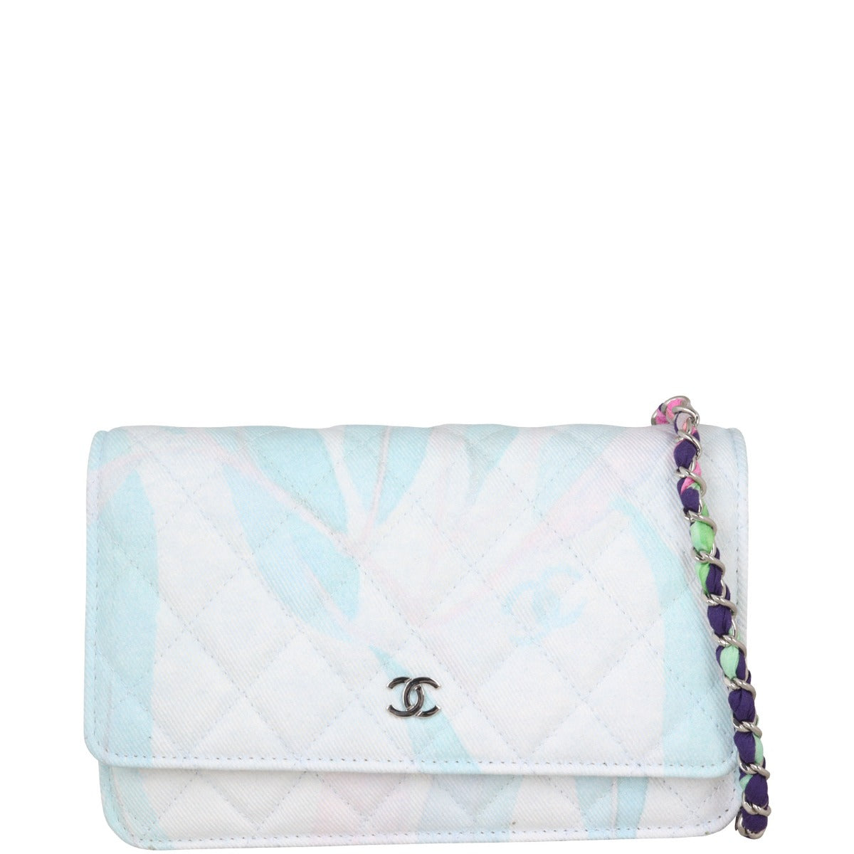 Chanel CC Wallet on Chain Jungle Jeans Denim