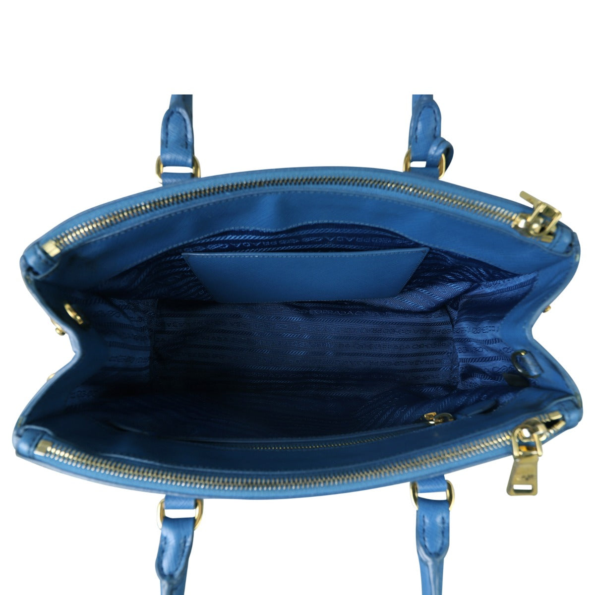 Prada Saffiano Lux Galleria Double Zip Tote Medium