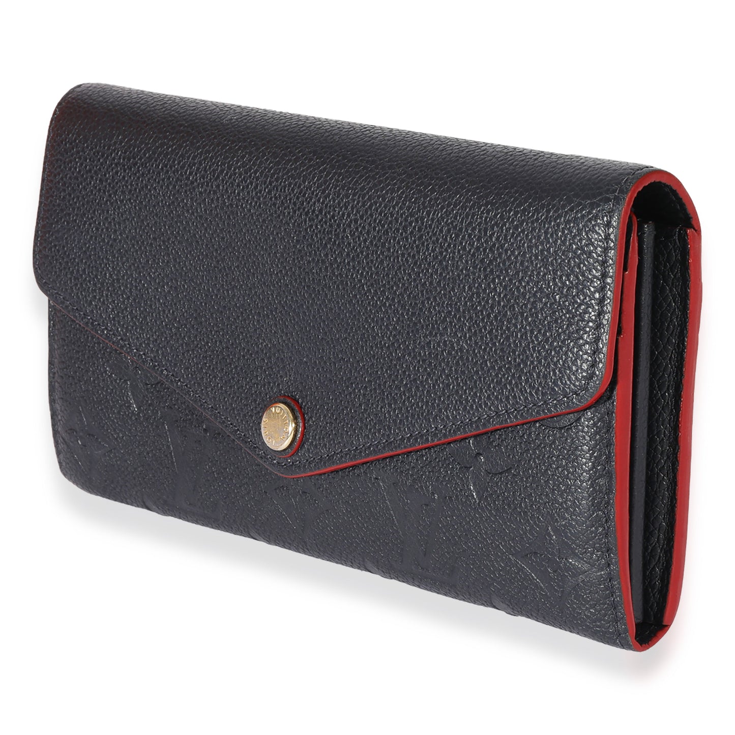 Louis Vuitton  Marine Rouge Empreinte Sarah Wallet