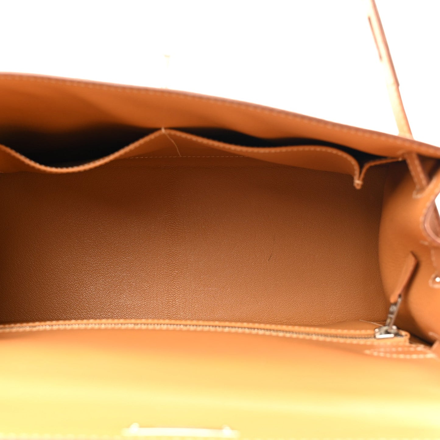Hermes Vache Natural Kelly Sellier 28