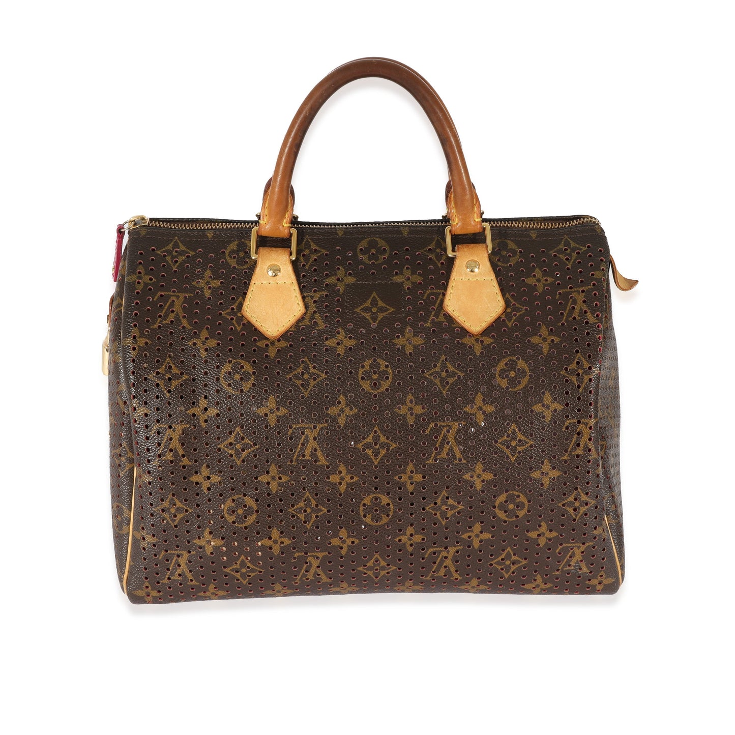 Louis Vuitton  Perforated Fuchsia Monogram Canvas Speedy 30