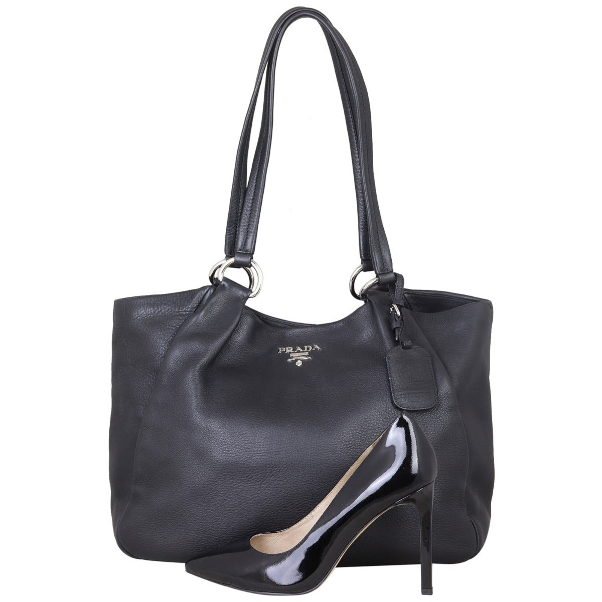 Prada Vitello Daino Shopping Tote