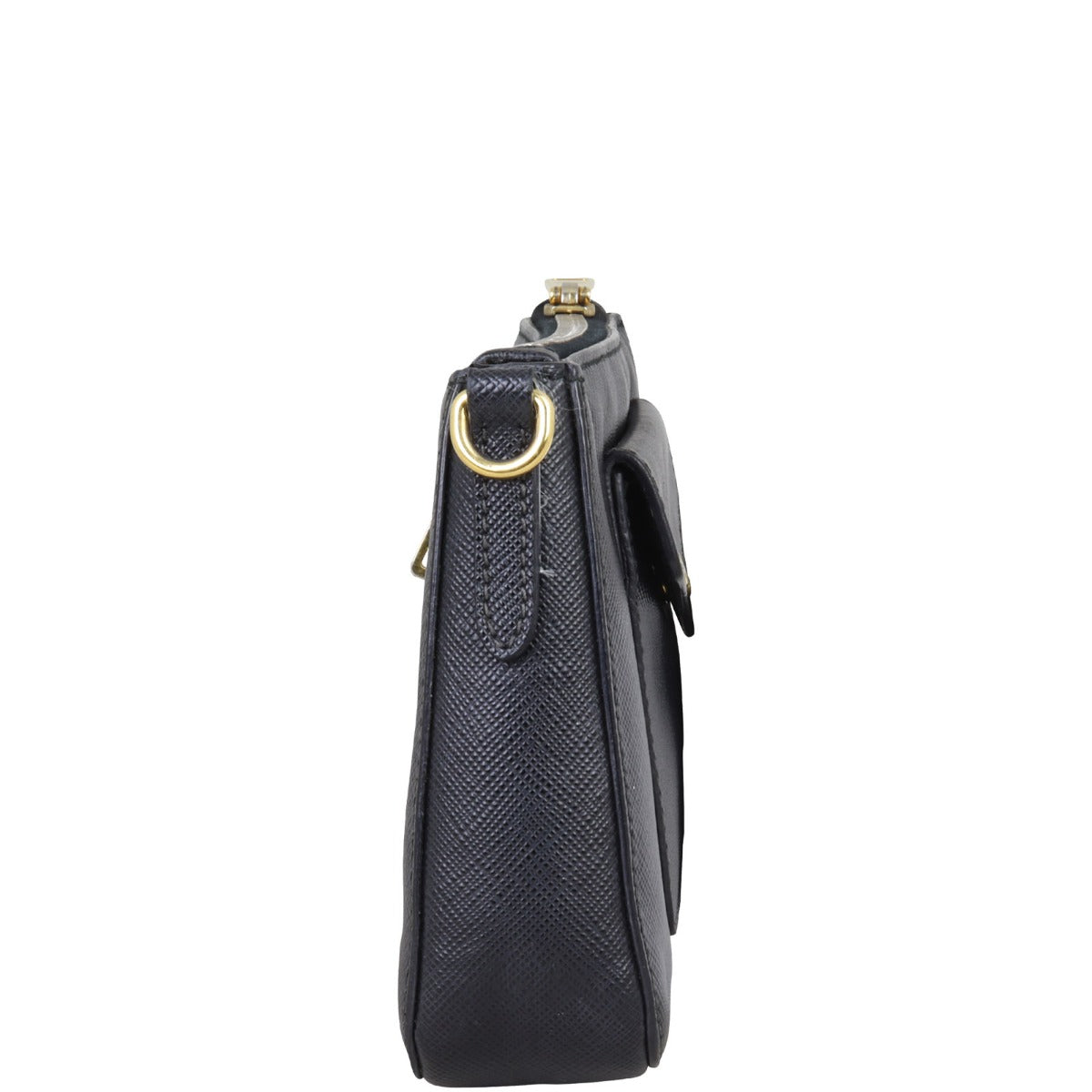 Prada Saffiano Zip Crossbody Bag